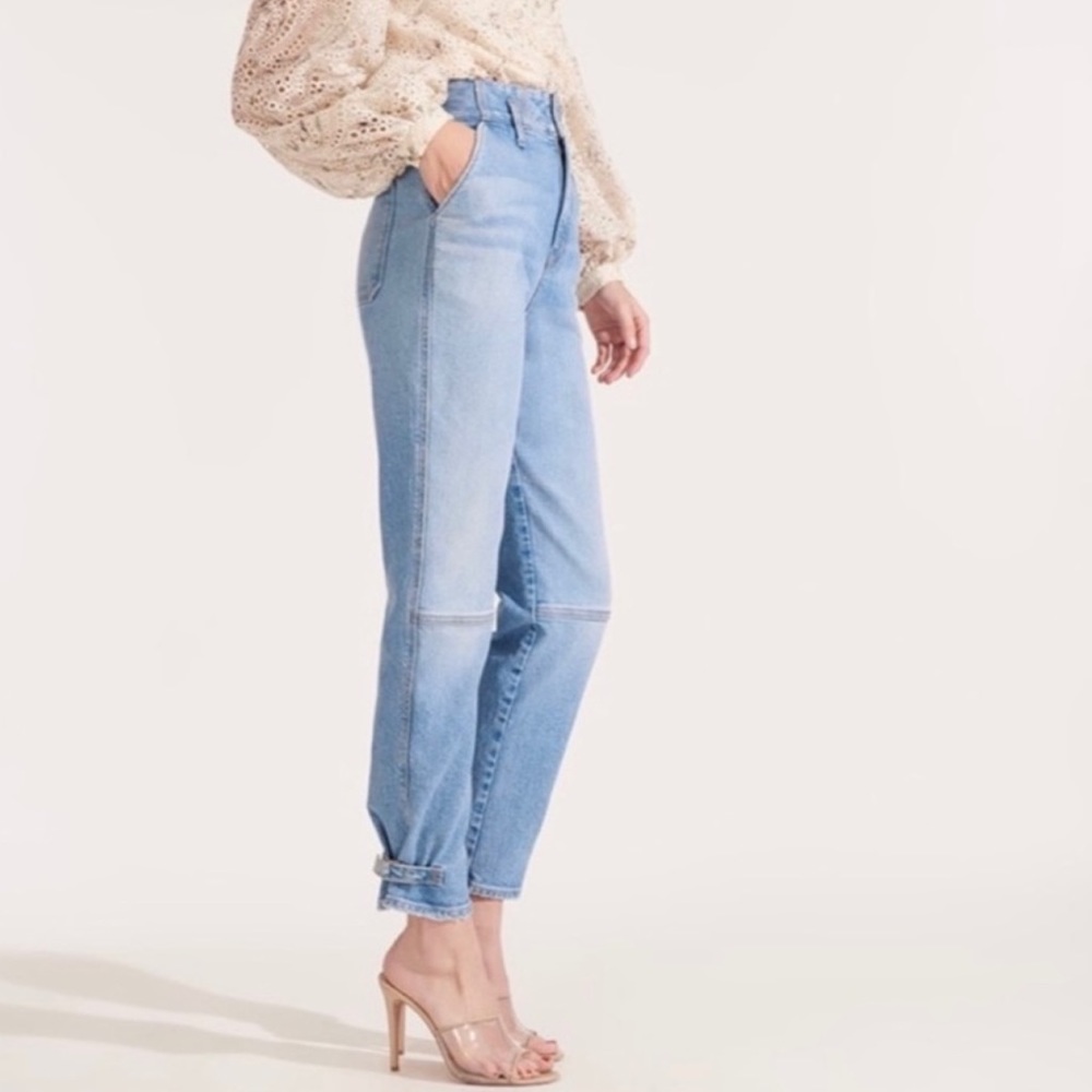 Veronica Beard Monika High Waist Tapered Jean